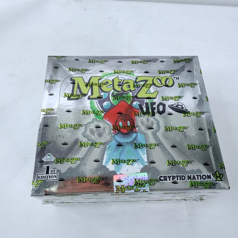 MetaZoo Cryptid Nation UFO 1st Edition Booster Box Factory Sealed 36 Packs 2022